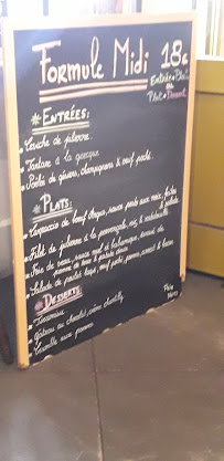 Bistrot Lucien à Paris menu