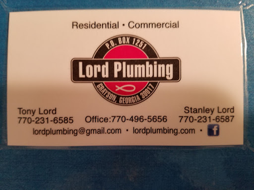 Lord Plumbing Inc in Snellville, Georgia
