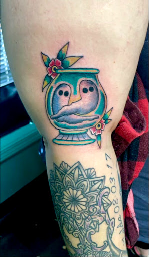 Explore harry potter sleeve tattoo ideas, creative tattoo ideas in Meridian, available at Creative Pain Tattoo Studio