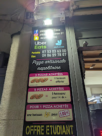 Pizzas à emporter Pizzeria la casa à Montpellier (le menu)