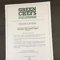 Snack Hanni's Imbiss à Detern (la carte)