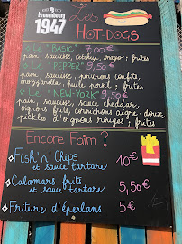 Saladerie La Guinguette à Limoges (le menu)