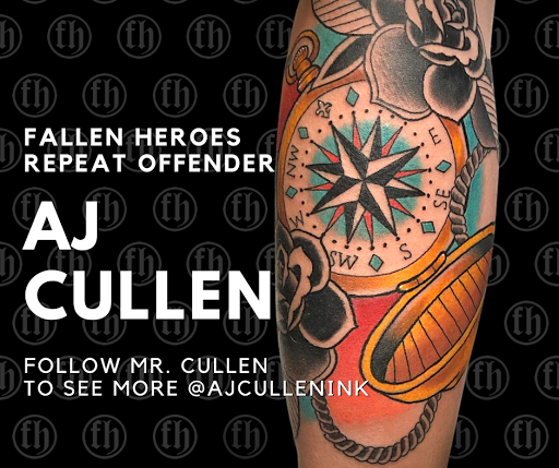 Explore leg tattoo ideas small, creative tattoo ideas in Kissimmee, available at Fallen Heroes Tattoo & Piercing (Florida)