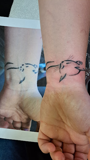 Explore pitbull dog tattoo ideas, creative tattoo ideas in Philadelphia, available at Tattoo Odyssey Inc