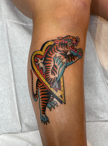 Explore frenchie tattoo ideas, creative tattoo ideas in Savannah, available at White Bluff Tattoo Company