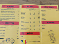 Menu / carte de La frite belge à Argelès-sur-Mer