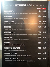 Menu du Pizzeria dallo Sturm à Roggiano Gravina