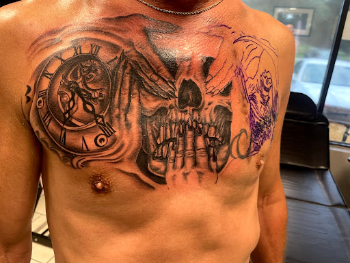 Explore vintage tattoo ideas, creative tattoo ideas in Ocoee, available at Slaughterized Ink Tattoo and Piercing Studio