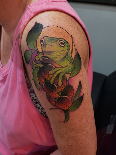 Explore lower abdominal tattoo ideas, creative tattoo ideas in Albany, available at DieHard Piercing & Tattoo Studio