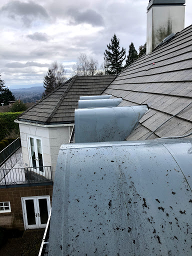 Roof Cleaning Demo Site in Oregon City, Oregon
