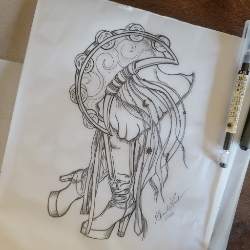 Explore 8 ball tattoo ideas, creative tattoo ideas in Traverse City, available at Pinups & Needles