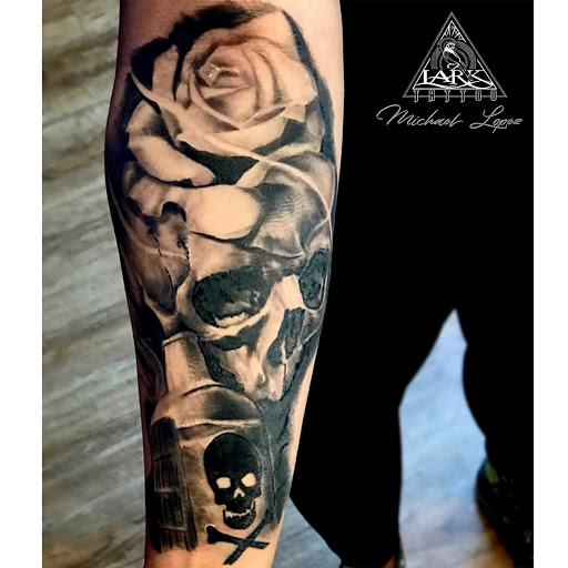 Explore white tattoo ideas, creative tattoo ideas in Albany, available at Lark Street Tattoo