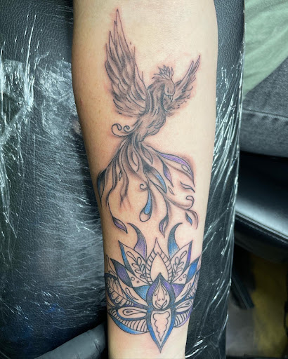 Explore angel number tattoo ideas, creative tattoo ideas in Ogden, available at Savage Tattoo Shop