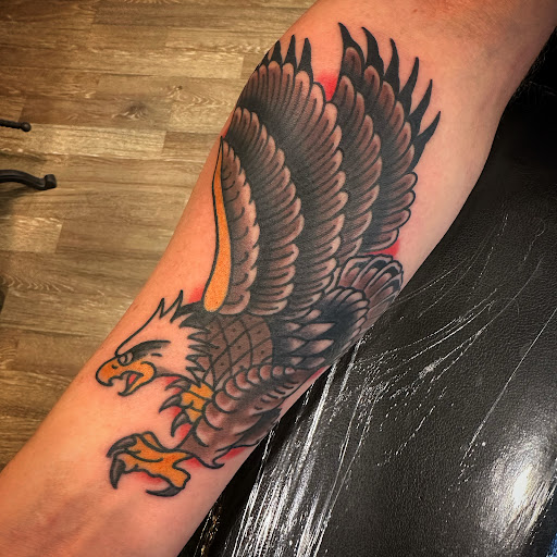 Explore norse sleeve tattoo ideas, creative tattoo ideas in Winter Park, available at Overlook tattoo company