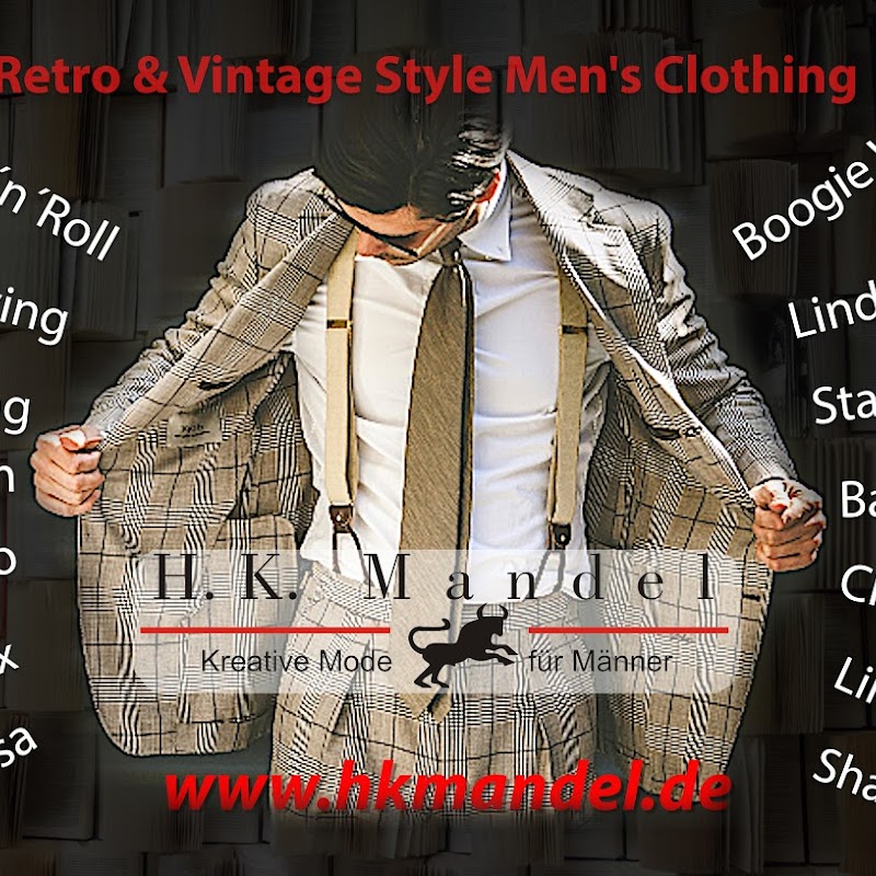 H.K.Mandel Kreative Mode für Männer. Designerhemden,Bundfaltenhose,Westernhemden
