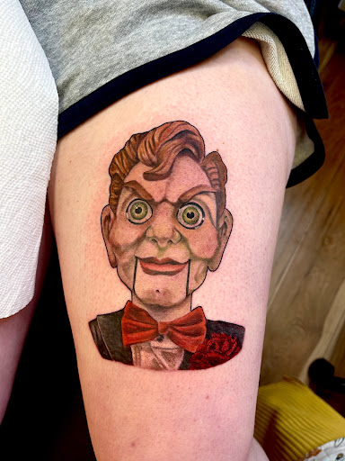 Explore nf tattoos ideas, creative tattoo ideas in Groves, available at Billet Tattoo Studio