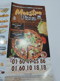 Pizza Maestra à Épinay-sur-Orge menu