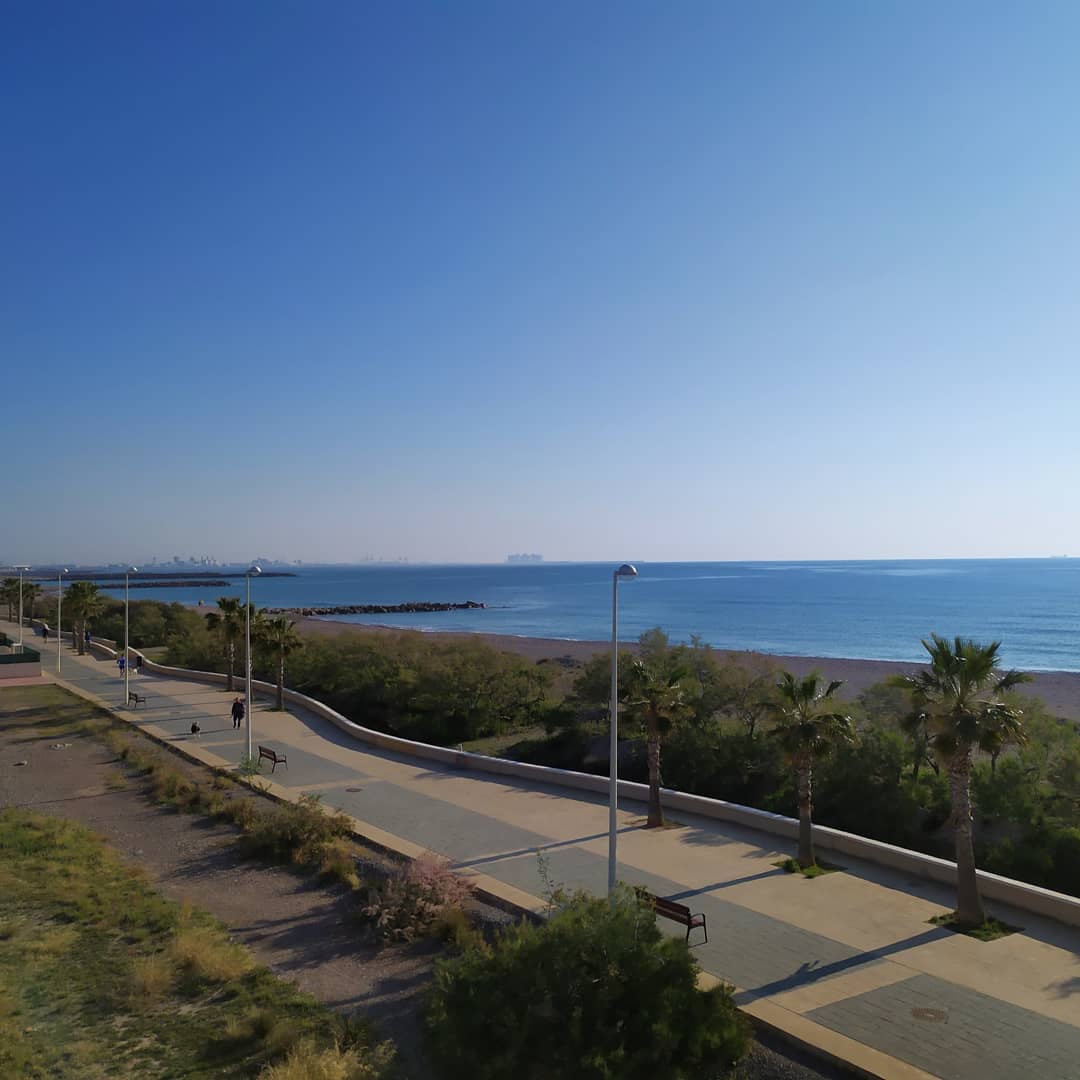 Fotografija Puig plaža z dolga ravna obala