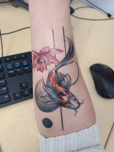 Explore automotive tattoo ideas, creative tattoo ideas in Orange, available at Ink Activitiez Tattoo