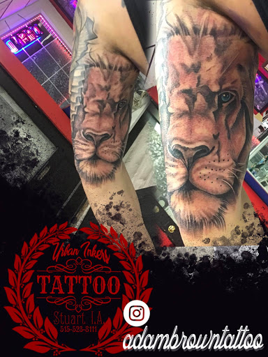 Explore portrait sleeve tattoo ideas, creative tattoo ideas in Stuart, available at Urban Inkers Tattoos