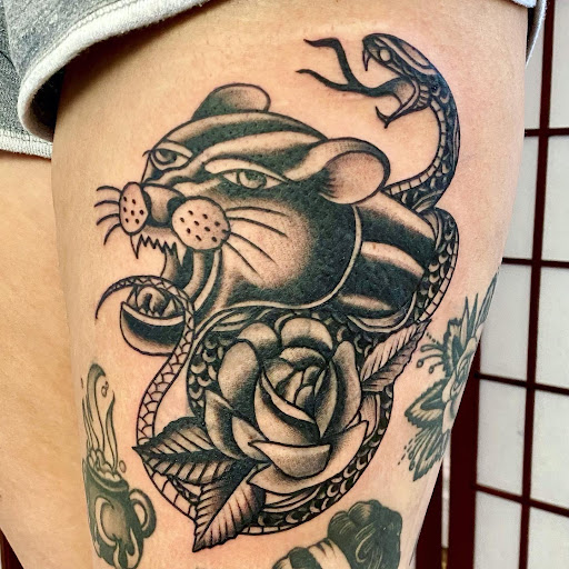 Explore badass tattoo ideas, creative tattoo ideas in Ironwood, available at Iron Ink Tattoos