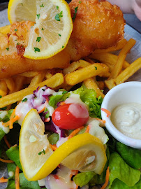 Fish and chips du Restaurant français Le Bisqu'in à Beauvoir - n°10