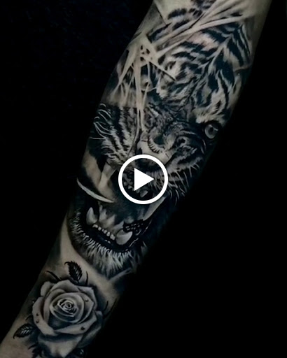 Explore half arm sleeve tattoo ideas, creative tattoo ideas in Miami, available at INKAHOLIK TATTOOS
