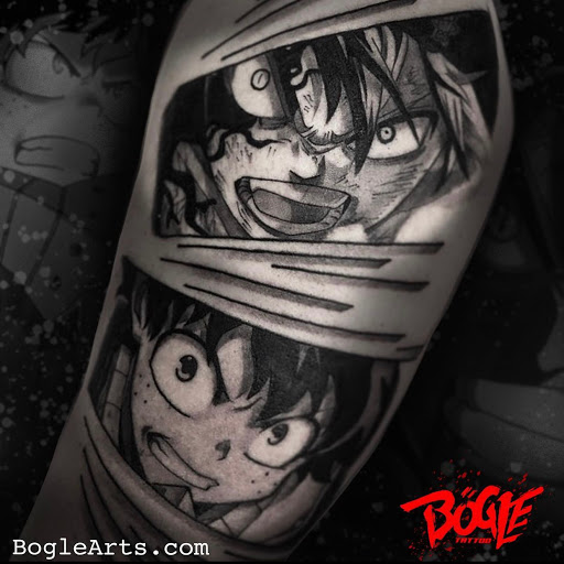 Explore small face tattoo ideas male, creative tattoo ideas in Arabi, available at Hidden Dimension Studio