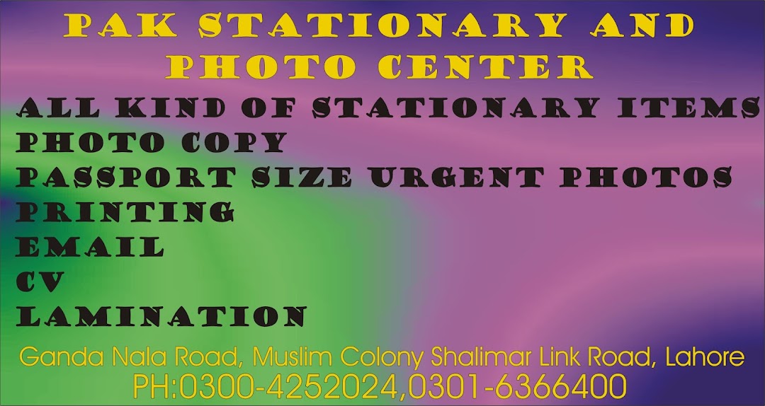 Pak Stationary and Photo Center