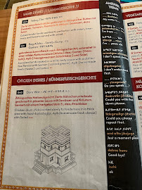 Restaurant éthiopien Lalibela Restaurant - Taste of Ethiopia, Kreuzberg à Berlin (le menu)