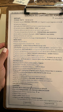 Locanda del Capitano del Popolo Pistoia à Pistoia menu