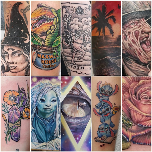 Explore kratos tattoo ideas, creative tattoo ideas in Peoria, available at Iron Key Tattoo Studio Inc.