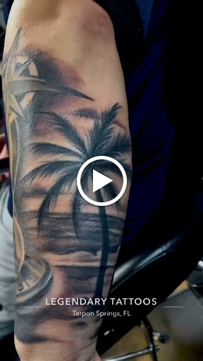 Explore watercolour tattoo ideas, creative tattoo ideas in Tarpon Springs, available at Legendary Custom Tattoos and Piercings