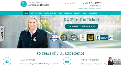 Criminal Justice Attorney «The Law Offices of Barbara A. Bowden», reviews and photos