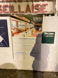 Menu du UNM - Restaurant Marseille à Marseille