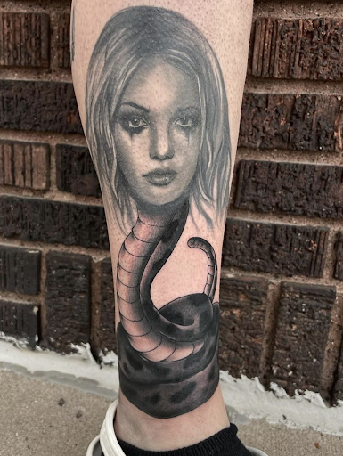 Explore dracula tattoo ideas, creative tattoo ideas in Saint Paul, available at Black Coffin Tattoo