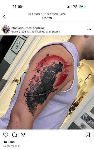 Explore tortoise tattoo ideas, creative tattoo ideas in Atlanta, available at Black Cloud Tattoo and Piercing