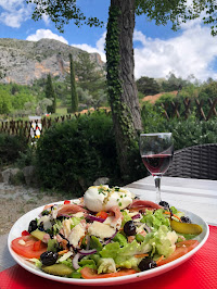 Plats et boissons du Pizzeria La Terrasse du Vieux Colombier à Moustiers-Sainte-Marie - n°1