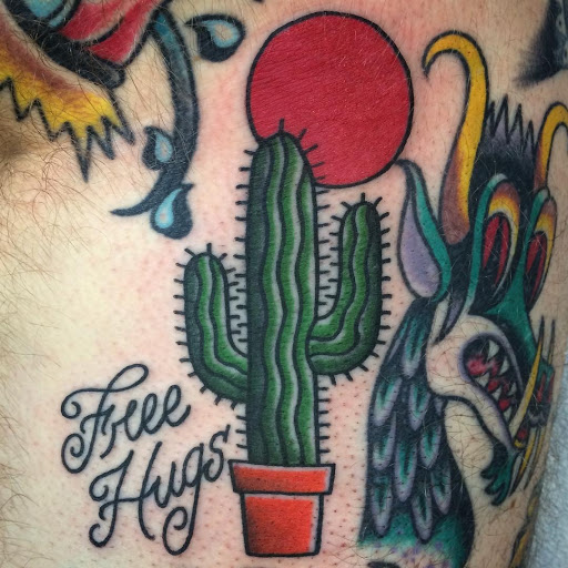 Explore halo game tattoo ideas, creative tattoo ideas in Cabot, available at ELECTRIC PANTHER TATTOO GALLERY