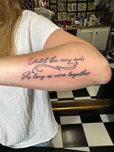 Explore in memory of dad tattoo ideas, creative tattoo ideas in Georgetown, available at Iron Rite Tattoo South