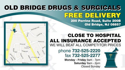 Pharmacy «Old Bridge Drugs and Surgicals», reviews and photos, 200 Perrine Rd #200b, Old Bridge, NJ 08857, USA