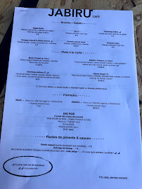 Jabiru Café à Strasbourg menu