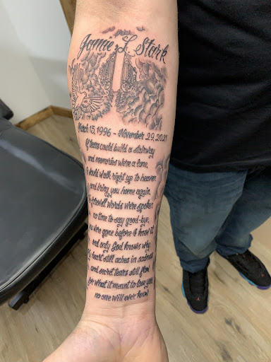 Explore princess bride tattoo ideas, creative tattoo ideas in Warren, available at Inkognito Tattoo