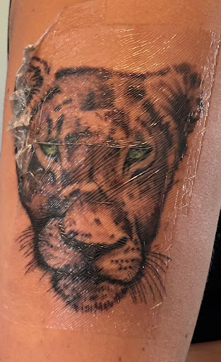 Explore bourbon glass tattoo idea, creative tattoo ideas in Fort Lauderdale, available at Inkspiration Tattoo & Piercing Studio