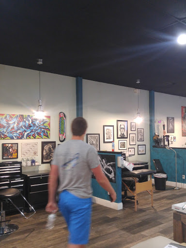 Explore chest sleeve tattoo ideas, creative tattoo ideas in Kissimmee, available at Fallen Sparrow Tattoo Co