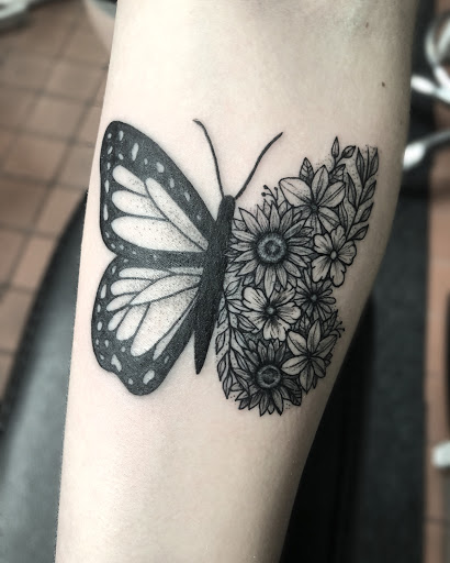 Explore ankle heart tattoo ideas, creative tattoo ideas in Saint Petersburg, available at Lucky You Tattoo