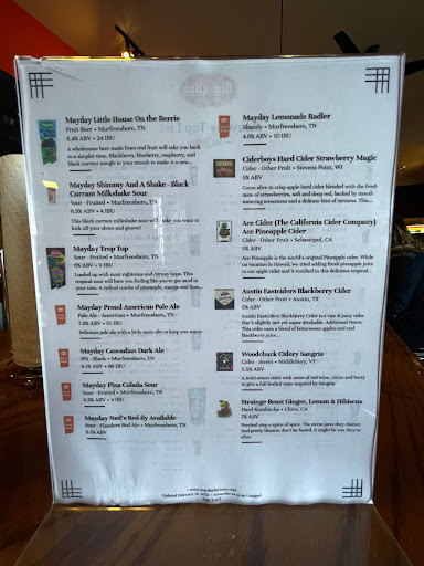 Brewery «Mayday Brewery», reviews and photos, 521 Old Salem Rd, Murfreesboro, TN 37129, USA