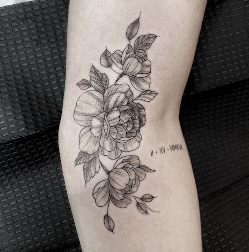 Explore massage therapy tattoo ideas, creative tattoo ideas in Atlanta, available at Big Cat Tattoo