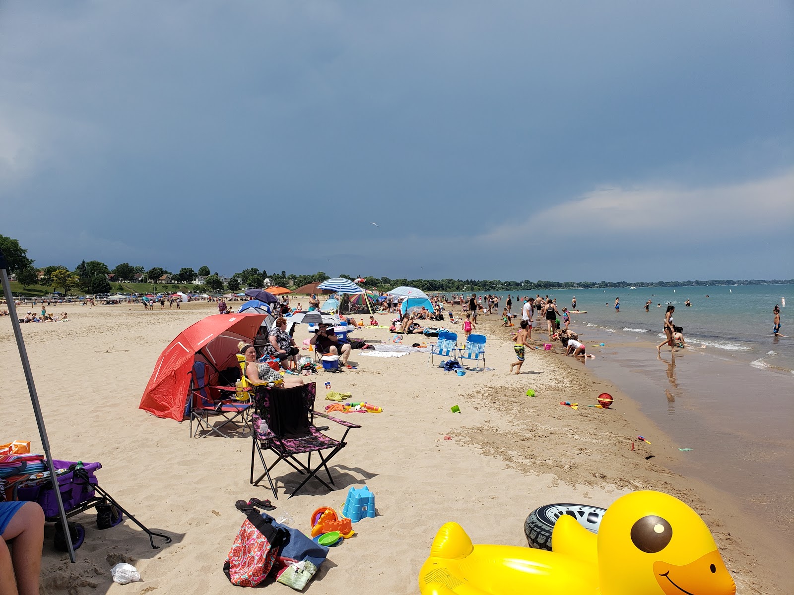 Photo of Racine North Beach with bright sand surface