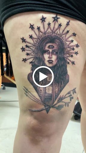 Explore kaneki tattoo ideas, creative tattoo ideas in San Diego, available at Wylde Sydes Tattoo & Body Piercing